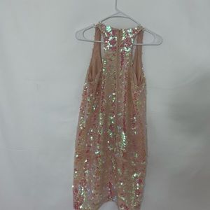 Pink Sequin Dress